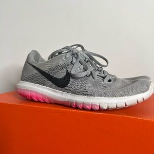Wmns Nike Flex Fury Gray / Blk / Pink